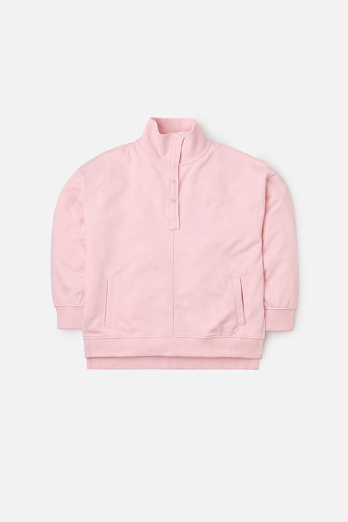The Ballerina Pink Extreme Oversized Mock Neck